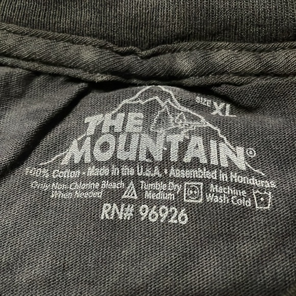 NWOT The Mountain SET OF FOUR Kids Tie Dyed TEE. Lion, Cow x 2, Big Cats. Sz XL - Picture 6 of 11